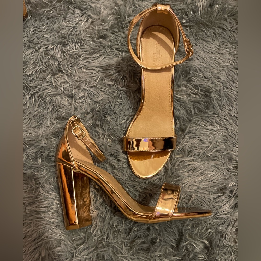 Champagne gold High Heels